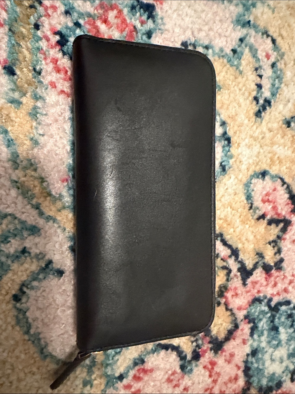 Madewell Black Zip-Around Wallet Phone Case